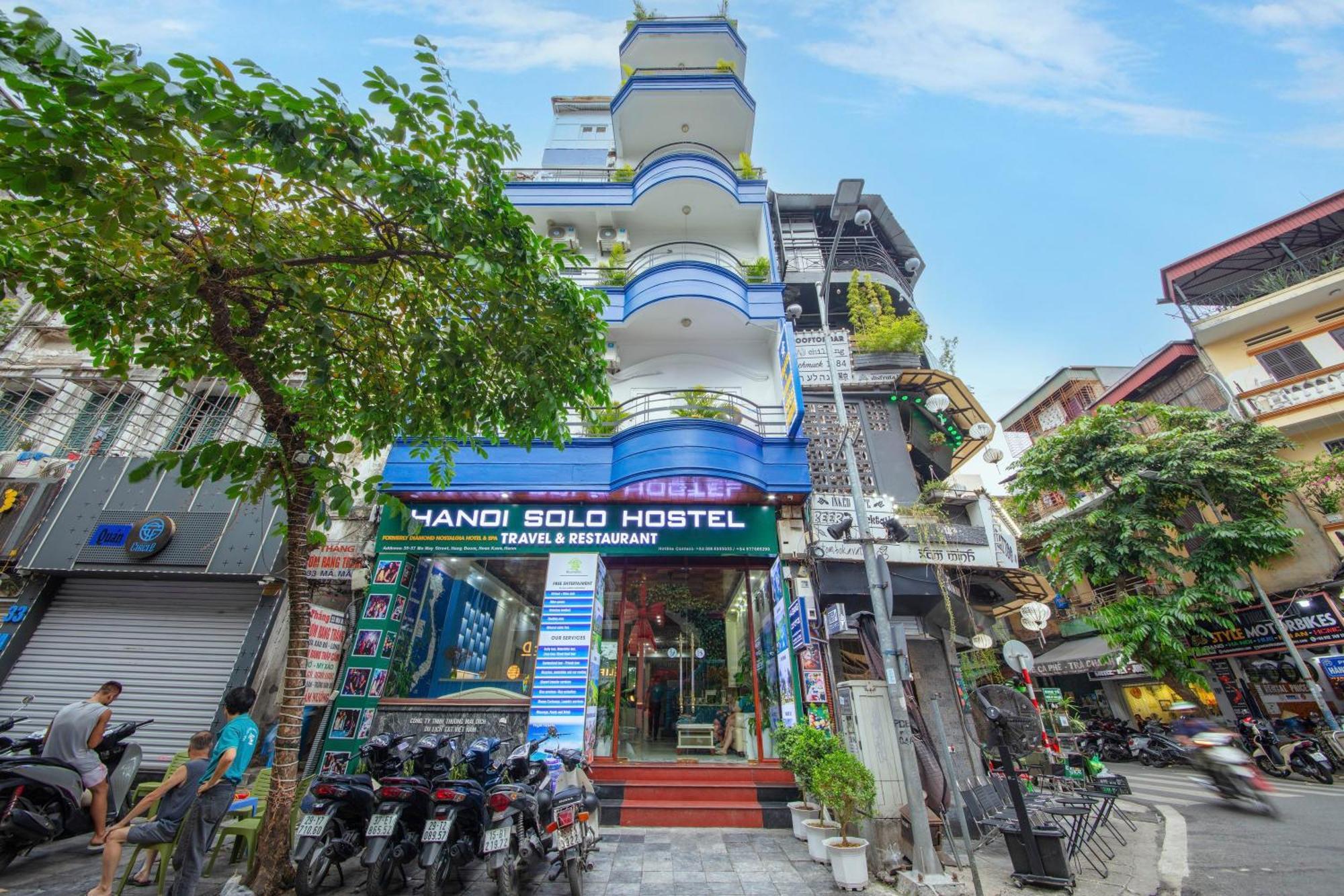 Hanoi Solo Hostel Bagian luar foto