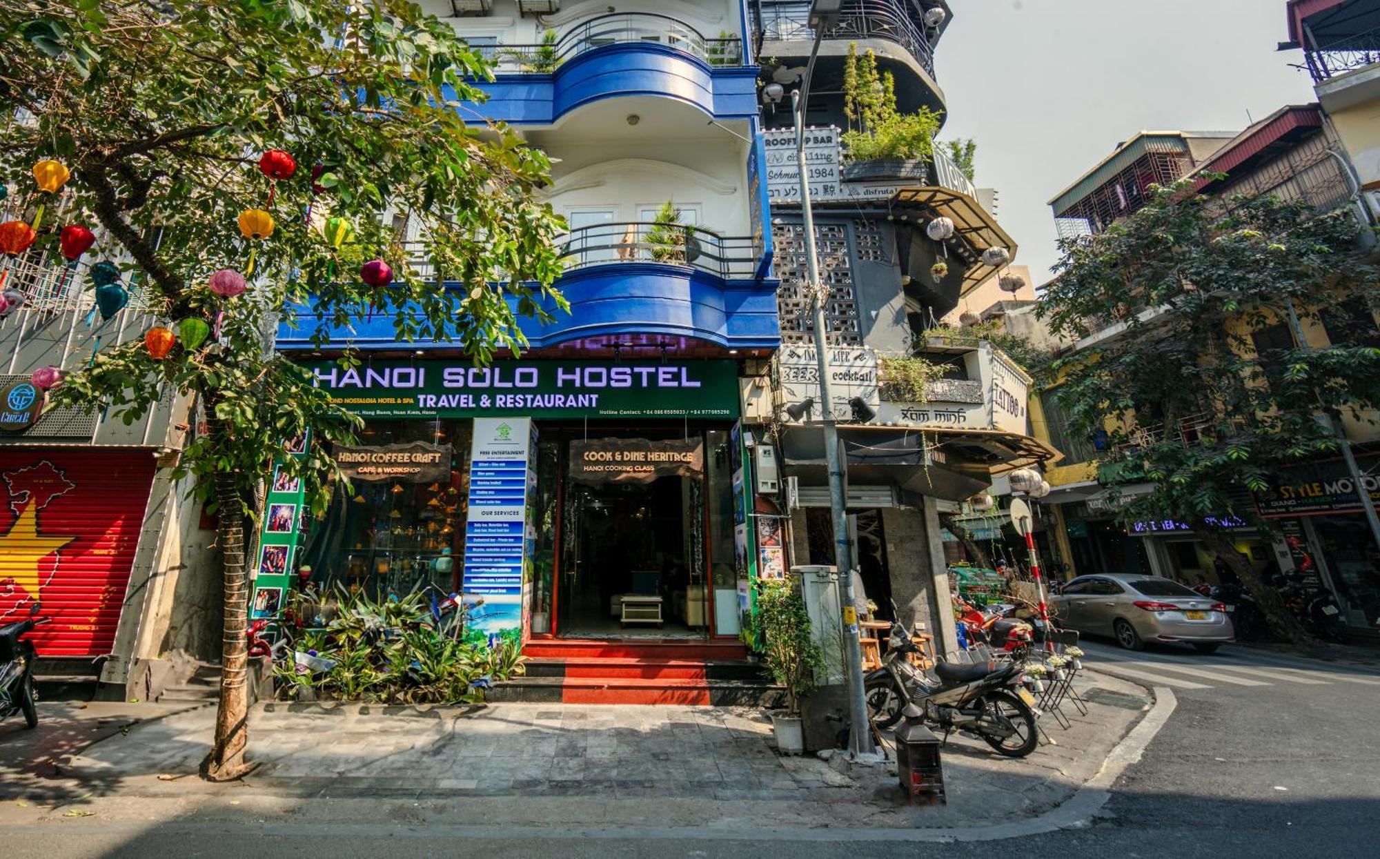 Hanoi Solo Hostel Bagian luar foto